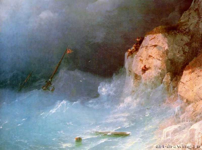 Кораблекрушение. 1864 - Shipwreck. 1864
58 х 78 смХолст, маслоРомантизм, реализмРоссияАрмения. Эчмиадзинский музей